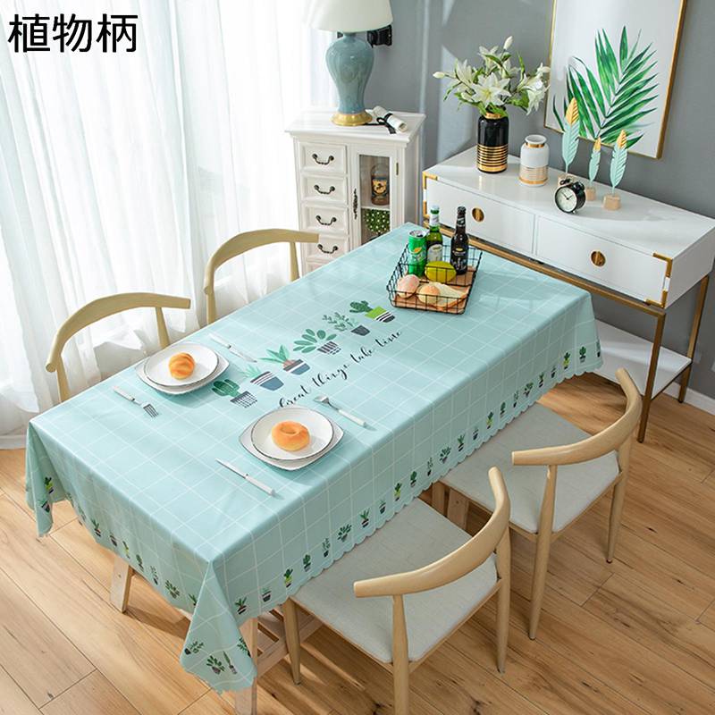 テーブルクロス PVC 食卓カバー 撥水加工 おしゃれ 市松模様 チェック柄 動物 フラミンゴ 柴犬 プリント 防水防油 汚れ対策 耐久性 長方形 マルチカバー 家庭用 パーティー