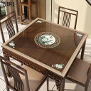 テーブルクロス 透明 PVC 中国風 レトロ 花柄 食卓カバー 防水テーブルクロス 食卓クロス 汚れ防止 耐久性 すべり止め 厚手 4人がけ インテリア お手入れ簡単 春夏秋冬