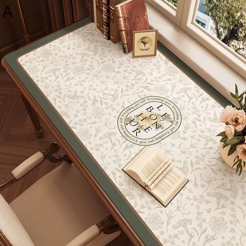 テーブルクロス 花柄 プリント PUレザー 食卓カバー テーブルマット 北欧風 テーブル飾り 80*130cm 耐久 耐熱 汚れ防止 長方形 撥水 防水 防油 デコレーション 部屋用 断熱 清潔しやすい 優雅