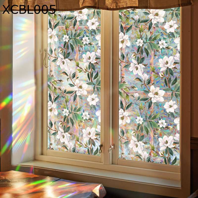 窓用ガラスフィルム 虹色の輝き 窓めかくしシート 貼ってはがせる 水で貼る インテリア 装飾 めかくし..