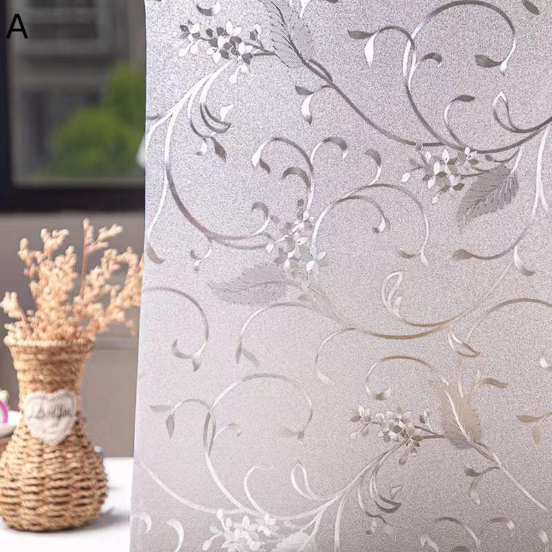 窓用ガラスシート 目隠しシート 花柄 断熱シート めかくしシート 貼ってはがせる 日よけ 暑さ対策 すり..