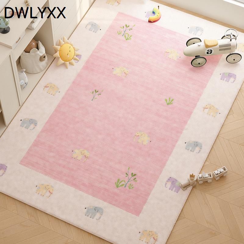 大判 フロアマット 絨毯 敷物 ラグマット 冷房対策 プレイマット 子供部屋 ふわふわ オシャレ やわらか 防音 エレガント ナチュラル カーペット へこみ防止 防臭防滑 耐摩耗 居間 民泊 室内用 四季通用(3.0)
