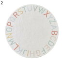 ゲーミングマット 英字 チェアマット デスクカーペット 少女風 大きい 8カラー プレイマット 足元 家具保護パッド 丸型ラグ 防カビ キズ防止 低反発 お手入れ簡単 可愛い INS風 子供部屋用 キッズ ホーム 寝室