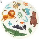 カーペット チェアパット 可愛い 子供部屋 恐竜 ライオン 動物 ワニ パンダ柄 ラグ リビング 床保護マット ラウンド 敷物 ゲーミングマット 滑りにくい 床を傷から守る 吸音 洗濯簡単 屋内 プレイマット