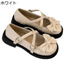 パンプス ロリータ フラット レディース リポン クロスストラップ ラウンドトゥ 蝶結び 茶話会 可愛い 甘ロリ 定番 アンクルストラップ チェーン 地下アイドル メイド靴 お嬢さん サブカル