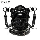 ヒップバッグ 髑髏 ストラップ ボディバッグ 革 メンズ ウエストポーチ 2WAY チェーン ワンショルダー ビンテージ 厚手 軽量 使いやすい 調節可能ベルト...