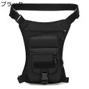 レッグバッグ 多機能レッグバッグ タクティカル スポーツ 小型 オートバイウエストバッグ レッグポーチ トラベルポーチ マルチポケット バイクライディング 登山用 作業用 旅行用 革 防水 耐摩耗 調節可能ベルト