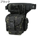 レッグバッグ 大容量 オートバイハイキングウエストパック バイク用 多機能 タクティカル レッグポッチ 腿用 仕分ポケット内蔵 トレッキング キャンバス 釣り 撥水性 耐摩耗性 作業/旅行/登山