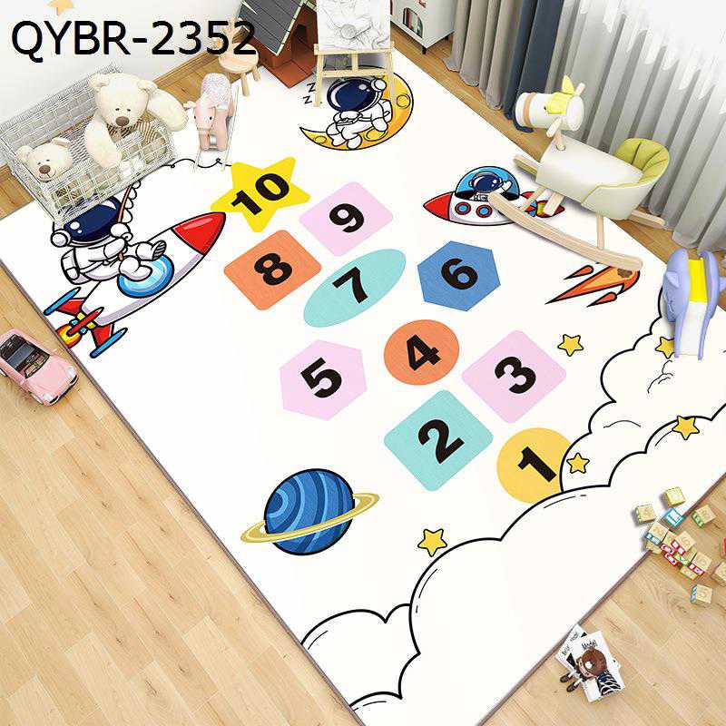 プレイマット ラグマット 子ども部屋 ベビー 新生活 キッズカーペット 道路柄 ゲーム 遊べる 数字柄 洗える 小学校 幼稚園 保育園 おしゃれ 滑り止めつき キッズルーム 冷房対策 掃除しやすい