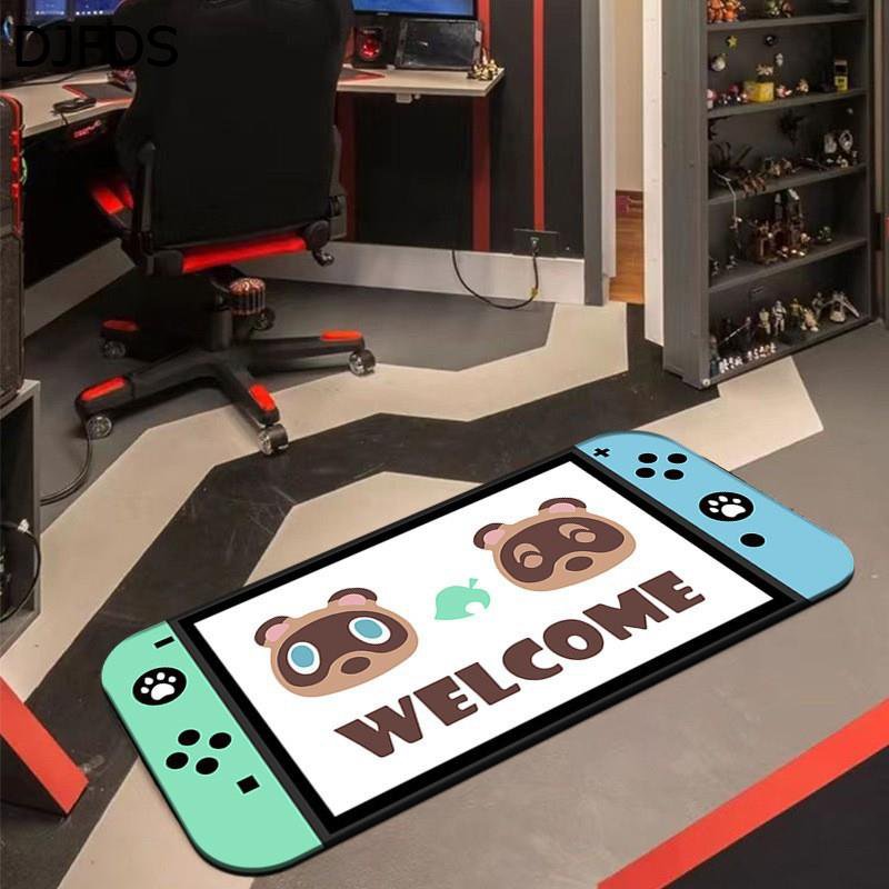 ゲームコントローラー型 カーペット 洗える センターラグ 絨毯 防音 お洒落 防ダニ 防臭 大判 フロアマット おしゃれ 低反発 防滑 床暖房 床保護 室内 リビング 玄関 廊下 ベッドルーム ファッション