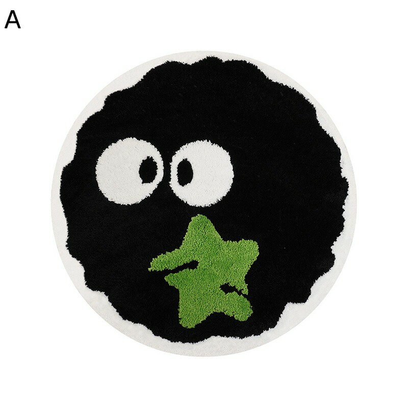 フロアマット ゲーミングカーペット 絨毯 かわいい 短めの毛足 デスクマット ラウンドラグ ベッドルームラグ 床保護ラグ 面白い 個性的 滑り止め 凹み防止 静音 子供部屋 インテリア
