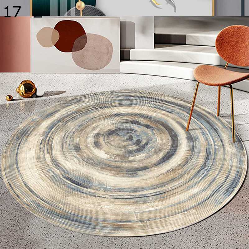 ゲーミングマット チェアマット デスクカーペット 北欧風 幾何学3Dプリント 大判 家具保護パッド 足元 フロアマット ラウンドラグ 防カビ 傷防止 低反発 騒音対策 お手入れ簡単 春夏秋冬 丈夫