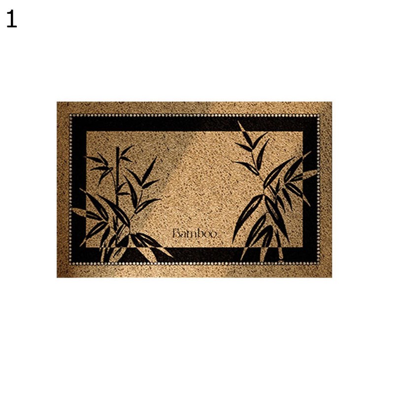 玄関マット PVC ドアマット 寝室 家庭用 屋内 台所マット 洗面台 洗濯可能 滑り止め 防汚 耐久性 足拭..