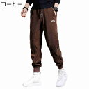 コーデュロイパンツ ジョガーパンツ メンズ 大きいサイズ カジュアル 秋冬 厚手 ロングパンツ 無地 ゆったり レトロ ヴィンテージ ウエストゴム調節 着痩せ スタイルアップ 履き心地いい 快適