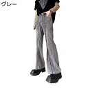 Gパン ジーンズ フレア メンズ チノパンツ 細身 グレー かっこいい B系 デニムパンツ 両側ポケット おしゃれ カジュアル ゆったり ロングパンツ 前開きジッパー カジュアル 脚長 春秋着 旅行 学生