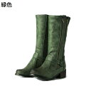 ロングブーツ 膝丈 ジョッキーブーツ ダブルジップ 長靴 レディース 乗馬ブーツ 4cm 合成皮革 細身 着脱簡単 柔らかい フェミニン カジュアル 秋冬 ソフト 防滑 大きいサイズ パーティ ストリート