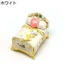 ジュエリーケース ベッド トリンケットボックス 猫 かわいい ミニチュア 小物入れ リング ピアス イヤリング ジュエリーボックス 女性 娘 彼女 置物 デコレ...