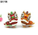 獅子舞 トリンケットボックス ジュエリーボックス 貔貅 ヒキュウ 一対 ペア 置物 ジュエリー収納 招財 財運 金運アップ 風水グッズ 琺瑯彩 インテリア デコレーション用 お礼 新年 ギフト お祝い