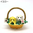 花かごの子犬 可愛い 合金製 ジュエリーボックス トリンケットボックス 癒しグッズ アクセサリーボックス おしゃれ ヒンジ付き 置物 小物 指輪入れ ジュエリー...