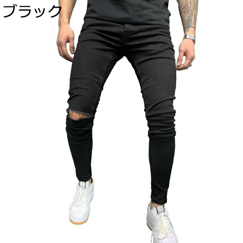 　　　 ◆◇◆人気の秘密◆◇◆ 【デニムパンツ】コットン素材のデニムパンツです。無地な生地で柔らかな手触り、履くと快適で全年に通して使い勝手抜群。オールシーズン対応にも楽に穿きます。 【ダメージ加工】やり過ぎないダメージ加工や、ペンキ加工、...