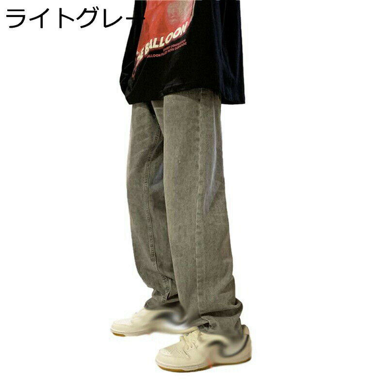 ジーンズ メンズ ゆったり デニムパンツ ルーズ ストレートパンツ オシャレ Gパン 長ズボン 通勤 通学 作業 アウトドア カジュアル 耐久性 春夏秋