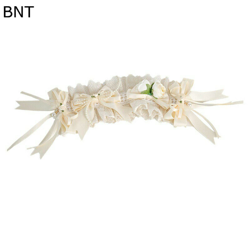 ヘッドドレス ロリータ Lolita 髪飾り チャーム クリップ BNT 薔薇 ローズ レース ヘアアクセサリー CL..