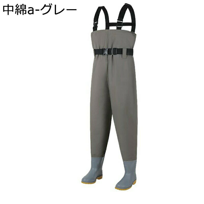 ウェーダー ロング レインブーツ 男女兼用 ヒップウェーダー 膝丈 調節可能 作業着 釣り用スーツ 軽量 ..