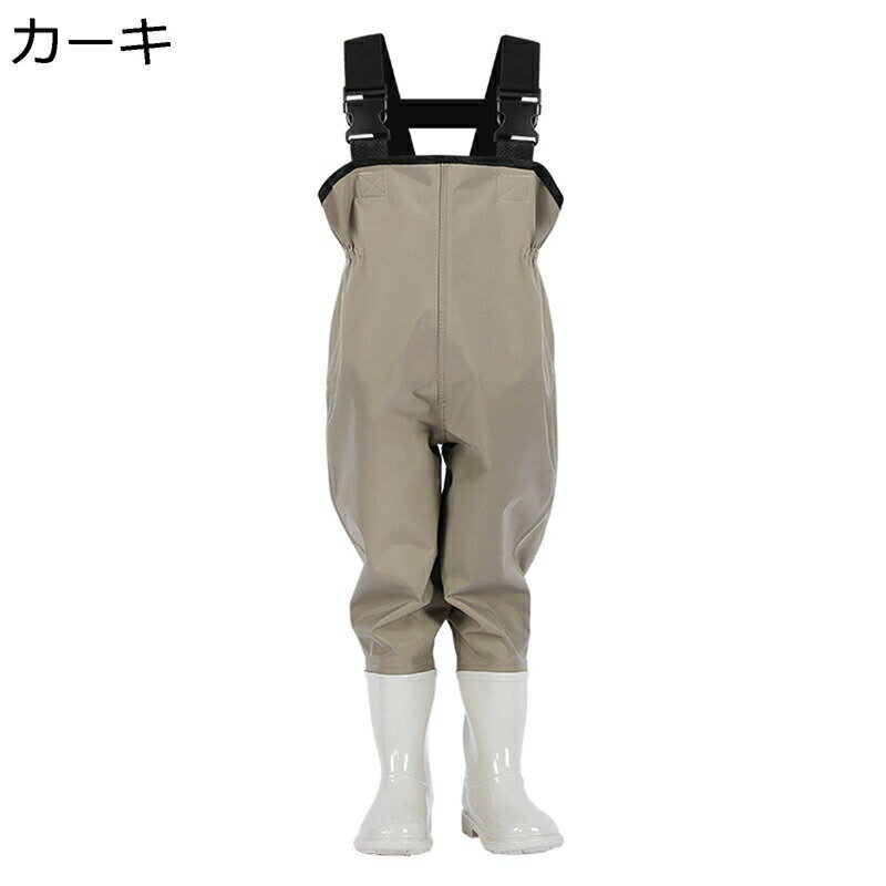 ウェーダー 子供用 ナイロン チェストハイウェーダー 釣り 胴長 長靴 ラジアルソール 防水 スーツ チェストハイ フィッシングウェーダー 男女兼用 幼稚園 お砂場着 遊び着 川 海 浅瀬 防風 防汚