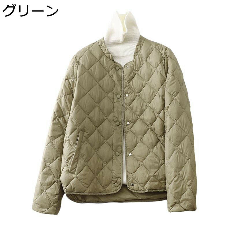 キルティングジャケット レディース ジャケット コート 長袖 アウター ショート丈 大きいサイズ 大