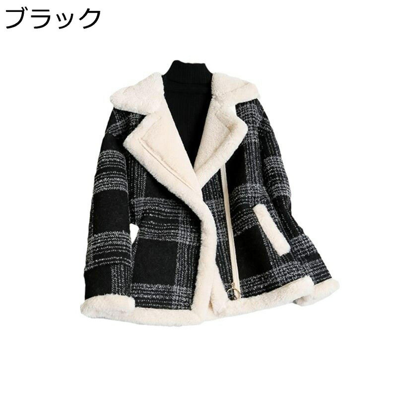 コート レディース ラシャジャケット ショートコート チェック柄 プリント ショートジャケット アウター スリム 着痩せ ボタン 長袖 春秋冬 ルーズ キレイめ 厚さ 防風 防寒着 ヴィンテージ チェスター お出かけ