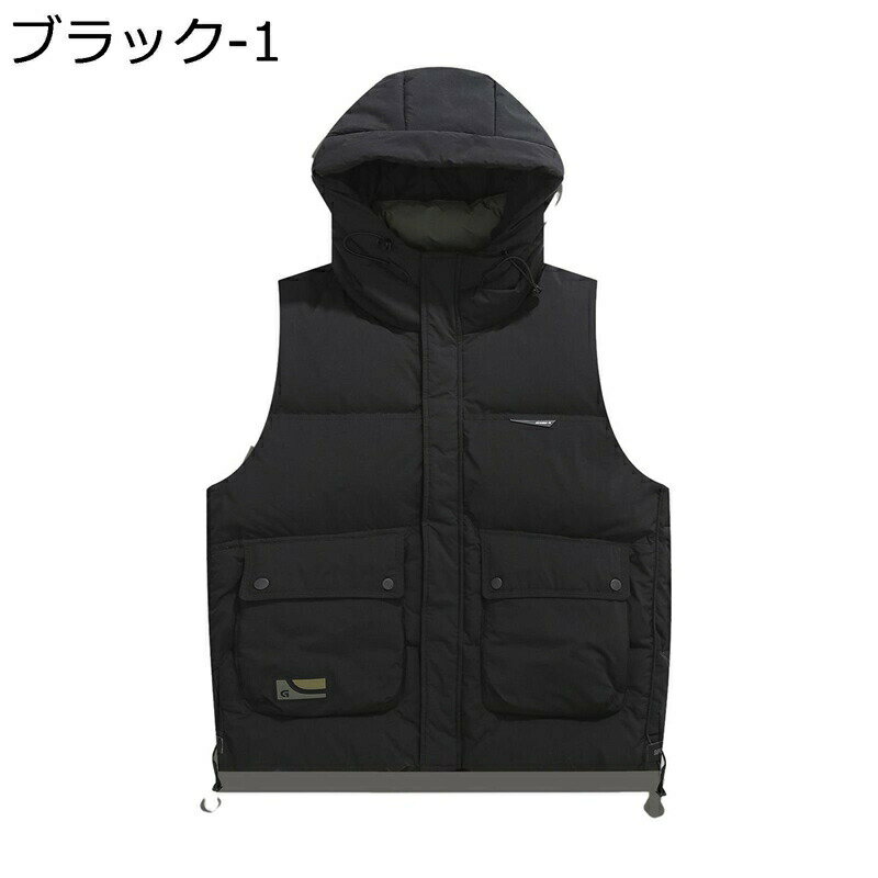 　　　 ◆◇◆人気の秘密◆◇◆ 【ダウンベスト】掛け布団の詰め物などにも使われるホワイトダックダウンを使用し、暖かいのに驚くほどの軽さ！軽量で折りたたみやすいので、持ち運びにも便利です。 【シンプル】落ち着いた色ながらも、確かな存在感で瞬時着こなしをおしゃれに完成させてくれます。どんなスタイルにも合わせやすく、カジュアルさがありながらきちんと定番なデザインでどんなスタイルとも相性が抜群。 【フード付き】ダウンベストはフードがあり、またはフードサイズを調整できるドローコードが付き、防寒防風性がUP。秋、冬から春にかけて着用できるので、長くコーディネートに愛用できます。 【用途】色んなコーデに合わせやすいのが嬉しいノースリーブダウンジャケット。コーデの幅が広いので、通勤や通学、職場や学校、作業や運動、散歩やドライブ、サイクリングやツーリング、釣りやフィッシング、登山やハイキング、旅行や合宿、 部屋着やパジャマ、ルームウェアなど、多様なシーンにお使いいただけます。 【コーデ易い】カジュアルかつシンプルなので、どんなコーディネートにも合わせやすいノースリーブのダウンベスト。デニムシャツやTシャツ、トレーナーやパーカーとカジュアル・ストリート系コーデ。また、ニットやセーター、ベストやシャツに合わせてキレイめに、大人っぽいスタイルで着こなすのもいいですね。 　　　◆◇◆注意事項◆◇◆ご覧のモニターの環境、撮影環境により実物と色味が異なって見える場合がございます。湿った状態で他のものと擦り合わせると色が移る恐れがあります。濃色品の洗濯時は、白色、淡色と分けて洗ってください。説明 ご来店ありがとうございます 【秋冬ベスト】 ベストなので秋先から使用でき、おしゃれのワンポイントになること間違いなしです。秋冬には毎日でも気軽に着回せるダウンベストです。 【軽量と防寒】 温かさと軽さを両立させるため、素材にこだわり抜いて超軽量を実現させました。糸の一本一本まで軽量化を追求し、ふんわりとした軽い着心地で快適な着心地です。 【適用場合】 シンプルなデザインで、どうなコーデにも合わせやすいアイテムです。ルーム、部屋、カジュアル、お出かけ、通学、通勤、運転などの様々なシーンにお使え頂けます。 【注意】 1. ゆったりした服が好きなら、もっと大きいサイズを適切に選んでください。 2. 撮影シーンの光、モニターの明るさなどの場合によって、少々色味は写真と異なる所がありますのでご了承ください。 3. サイズチャートのデータは参考値であり、採寸方法が手作り測量しましたので、1-2cm誤差がある場合がございます。予めご了承ください。