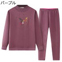 シニアレディース 防寒肌着 あったかインナー ヒートテック 秋冬春 裏起毛 柔らかい 肌触りが良い 上下セット 防寒着 長袖シャツ 保温 ルームウェア 部屋着 ストレッチ 長ズボン パジャマ
