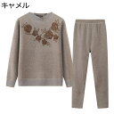 裏起毛 肌着 防寒インナー ヒートテック あったか 秋冬用 柔らかい 肌触りが良い レディース 上下セット 長袖シャツ 保温 部屋着 インナーウェア ストレッチ 寝間着 パジャマ 長ズボン