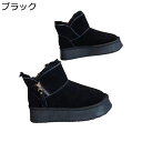 ムートンブーツ ショート丈 冬用 裏起毛 レディース スノーシューズ 厚底 防寒対策 大きいサイズ 軽量 防水 防滑 綿靴 歩きやすい おしゃれ 短靴 耐久性 撥水 柔らか ウィンターブーツ 通勤通学 雪の日