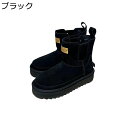 スノーブーツ レディース サイドゴア ムートンブーツ 裏ファー ぽかぽか 保温 ハイカット 履きやすい 厚底 ショートブーツ 防雨 厚底 滑り止め 短靴 コンフ...