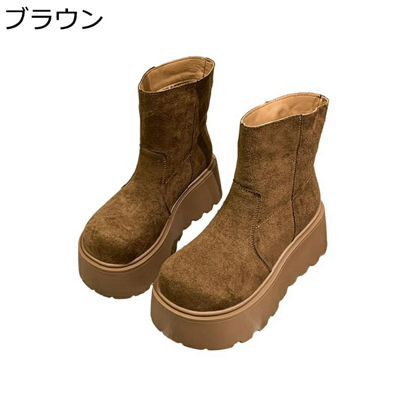 ムートンブーツ 厚底 ショート丈 冬用 裏起毛 レディース 豹柄 スノーブーツ あったかい 防寒 大きいサイズ シンプル 脚長 滑り止め 綿靴 短靴 耐磨耗 防水 ウィンターブーツ 旅行 お出かけ カジュアル