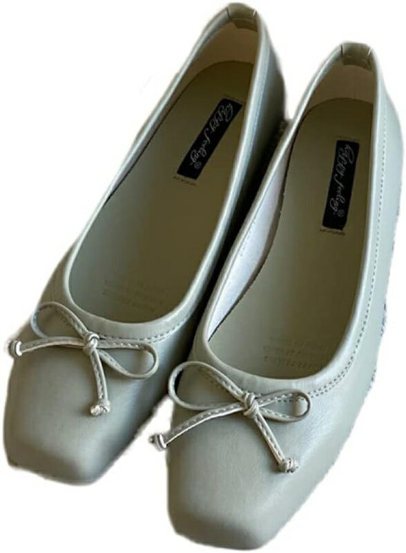 バレエシューズ パンプス 痛くない フラットシューズ スリッポン ローヒール スクエアトゥ 蝶結び レディース 大きいサイズ フォーマル 結婚式 春 夏 秋冬 ママ フラット 歩きやすい シンプル 柔