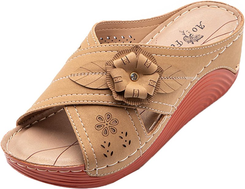 サンダル 6cmヒール 厚底サンダル 疲れない 履きやすい ウェッジソール サボサンダル 歩きやすい 痛く..