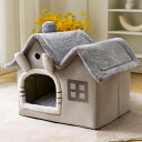猫用ベッド ペットベッド ドーム型 ペットハウス 犬猫 39x32x34 小型犬 ふわふわ クッション 保温 防寒対策 洗濯可能 2way ドーム 夏 犬猫用 ...