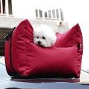 犬 ドライブベッド ドライブボックス 車用ベッド 犬用 アウトドア カーシート ペット お出かけ M かわいい 折りたたみ 防水 小型犬 旅行 行楽 春 夏 秋 冬 ワインレッド ペット用ドライブベ