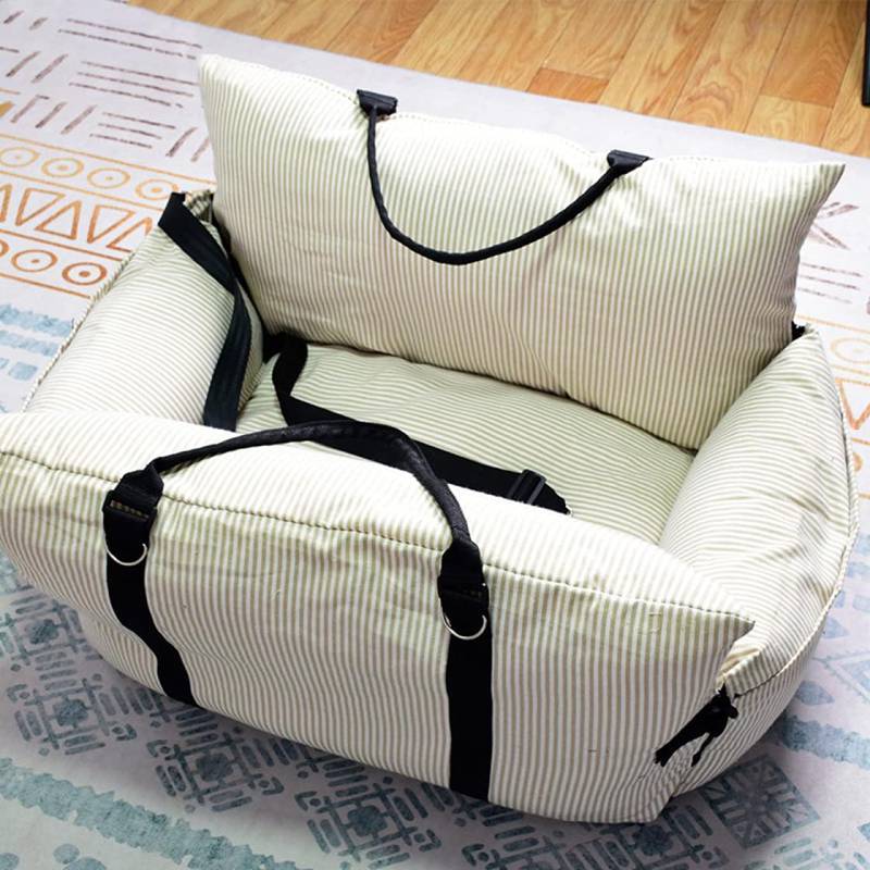 76x52cm ペット用 ドライブベッド ドライブボックス 中小型犬 柴犬 犬 2way ショルダー 飛び出し防止フ..