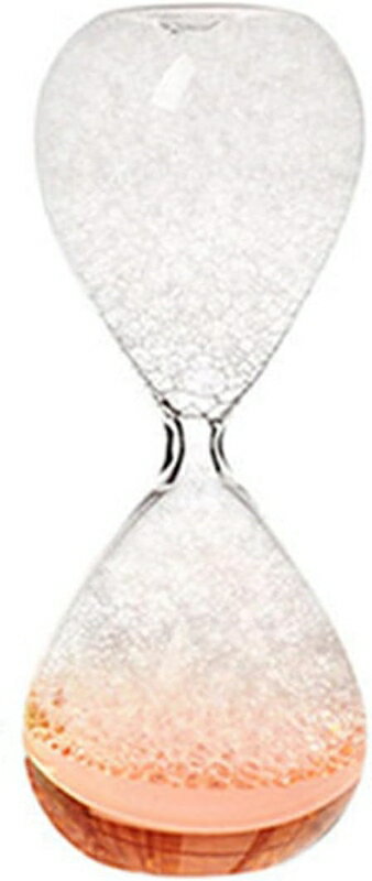 泡時計 泡グラス 砂時計 14 レギュラー 透明 誕生日プレゼント女性 インテリア カウントダウン機能 雰..