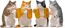 寝る猫 置物 4匹 タイプ1 猫フィギュア 動物フィギュア かわいい猫 リアル ミニ 装飾 レジャー猫 オブジェ 雰囲気作り 樹脂 耐久 リアルな動物模型 猫モデル インテリア 雑貨 おしゃれ 部屋装