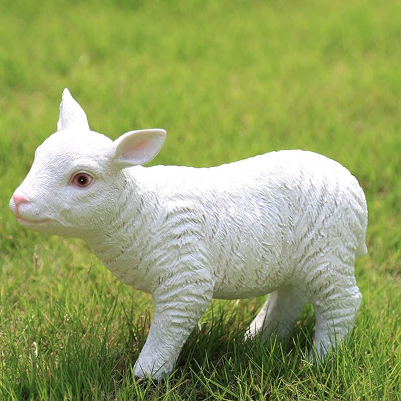 屋外 置物 インテリア置物 店舗装飾 アウトドア B リビング オブジェ ヒツジ オシャレ 北欧 癒し系 シ..