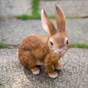 ガーデニング 置物 ウサギ オーナメント おしゃれ かわいい ガーデン 雑貨 グッズ 動物 うさぎ 黄色 北欧 ガーデン 庭飾り インテリア ウサギ 園芸 兎 ...