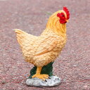 オブジェ ニワトリ ガーデンオーナメント 置物 動物 B 飾り物 ガーデニング ベランダ 屋外 モデル インテリアオブジェ ナチュラル にわとり 退職祝い 鶏 ...