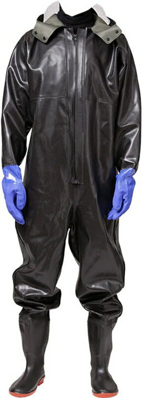 ラジアル底 PVC フィッシングウェーダー 胴付長靴 胴長 長靴 ウェダー 土木 水産 農作業 漁業 ラジアルソール ストッキングウェーダー 釣り用長靴 作業服 男性 メンズ 防水 水産長靴 潮干狩り