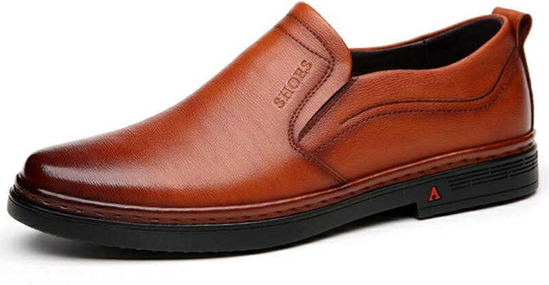 カジュアル ビジネスシューズ 紳士靴 革靴 メンズ スリッポン ローファー 軽量 通気 コンフォート ウォ..
