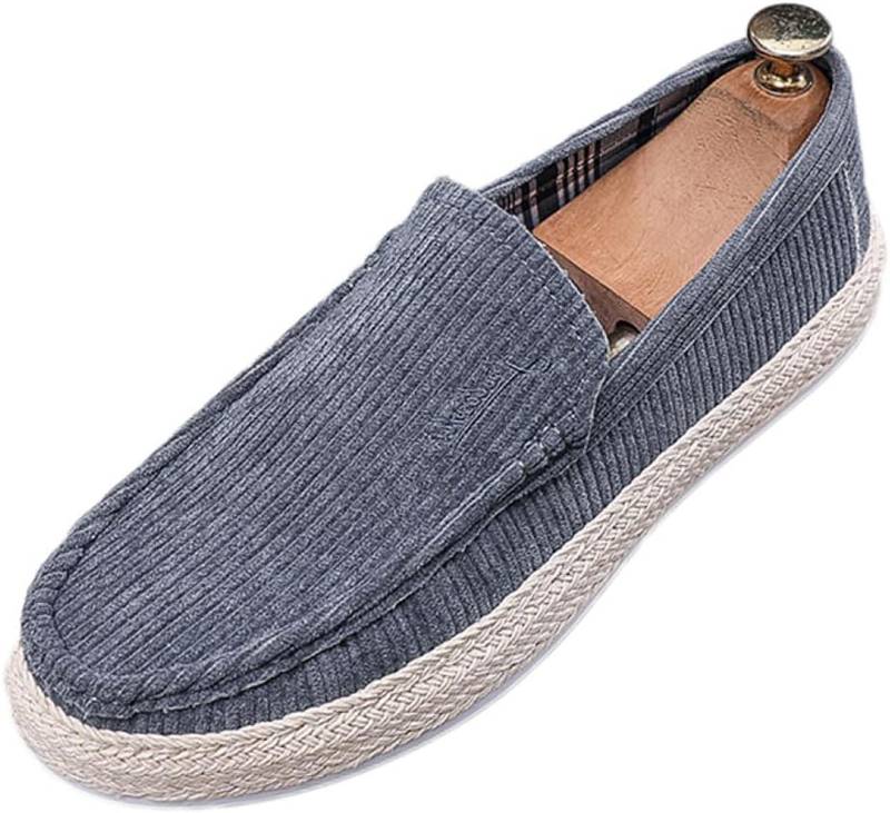 エスパドリーユ メンズ ローファー カジュアル 疲れにくい 草織り 麻靴 快適 スニーカー 滑り止め フラ..