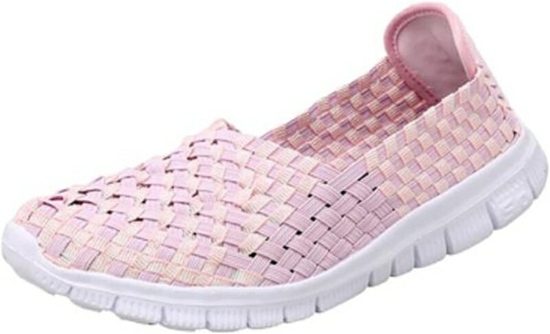 スニーカー スリッポン レディース 低反発 軽量 ウォーキングシューズ ローヒール オールシーズン メッシュ スニーカー 小さいサイズ 大きいサイズ 通気性 蒸れない 旅行 かかと踏める コンフォート